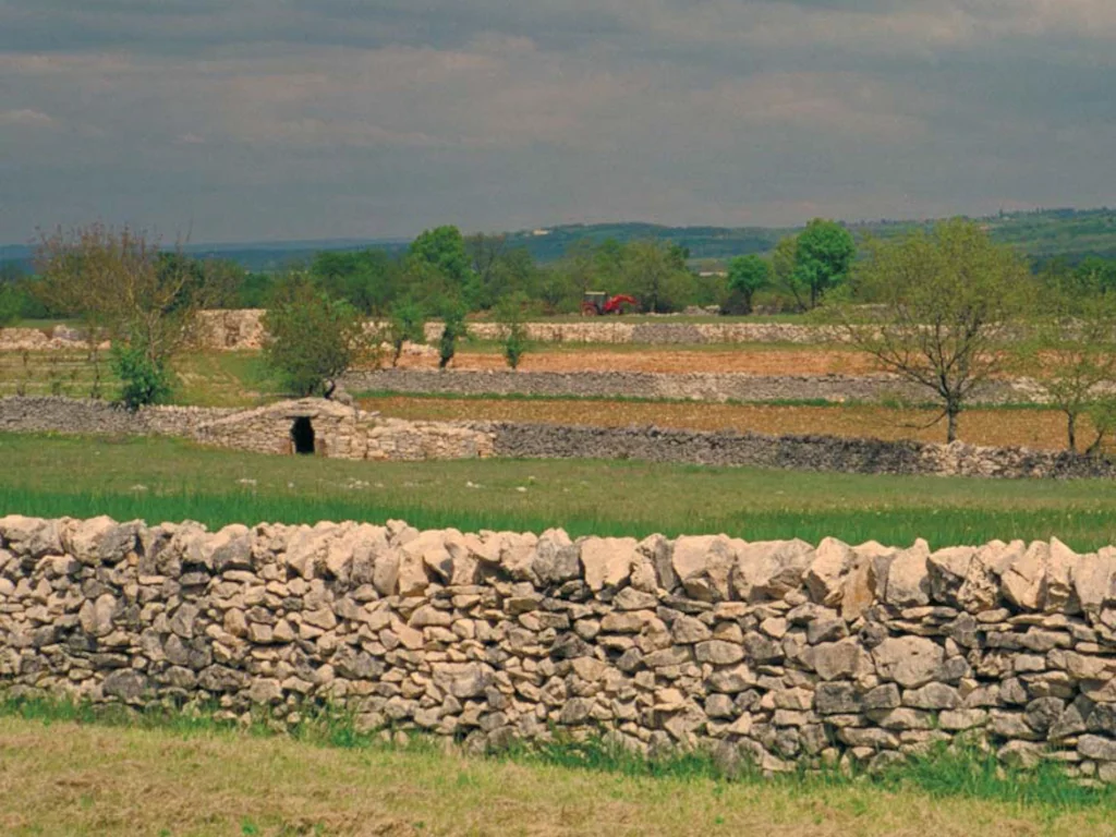 Paysage de pierre sèche