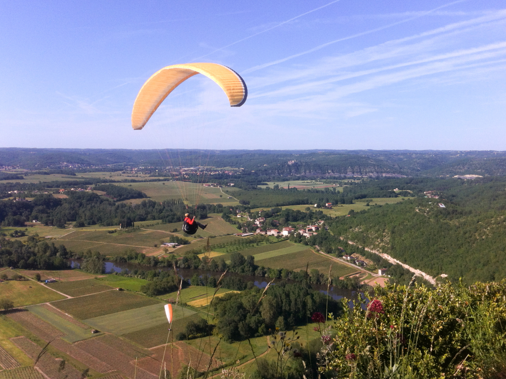 Vol en parapente
