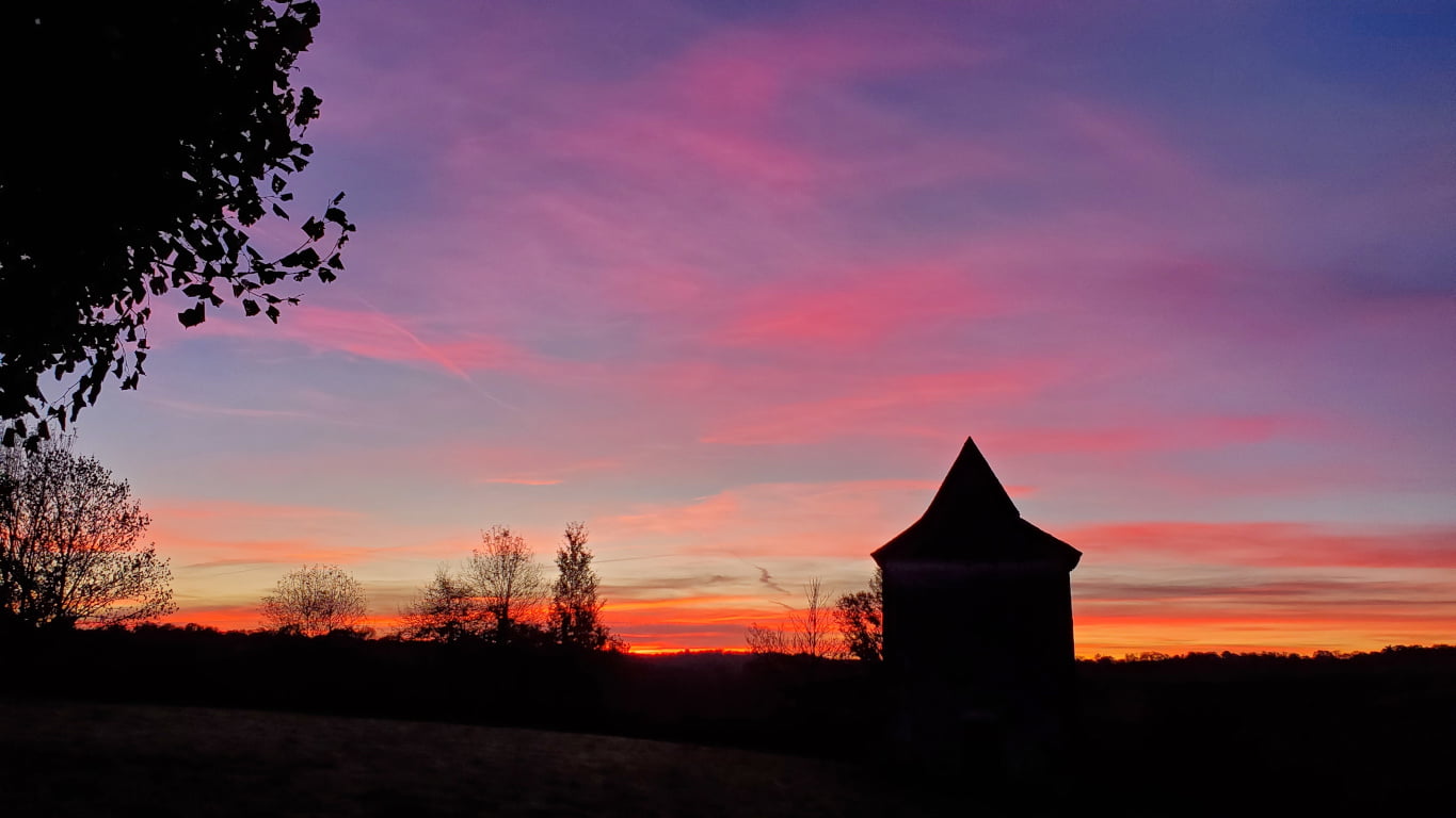Lever de soleil au Pech de Vigne