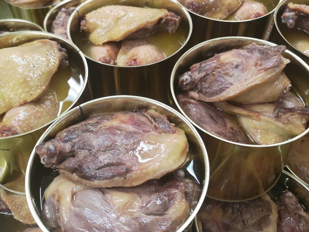 Fabrication du canard confit