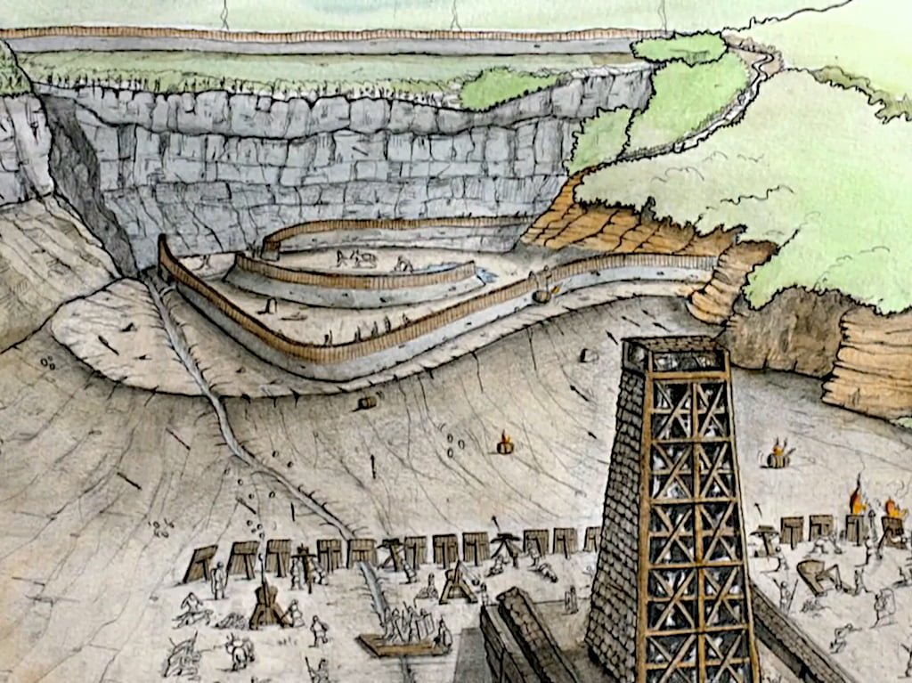 Le siège d'Uxellodunum
