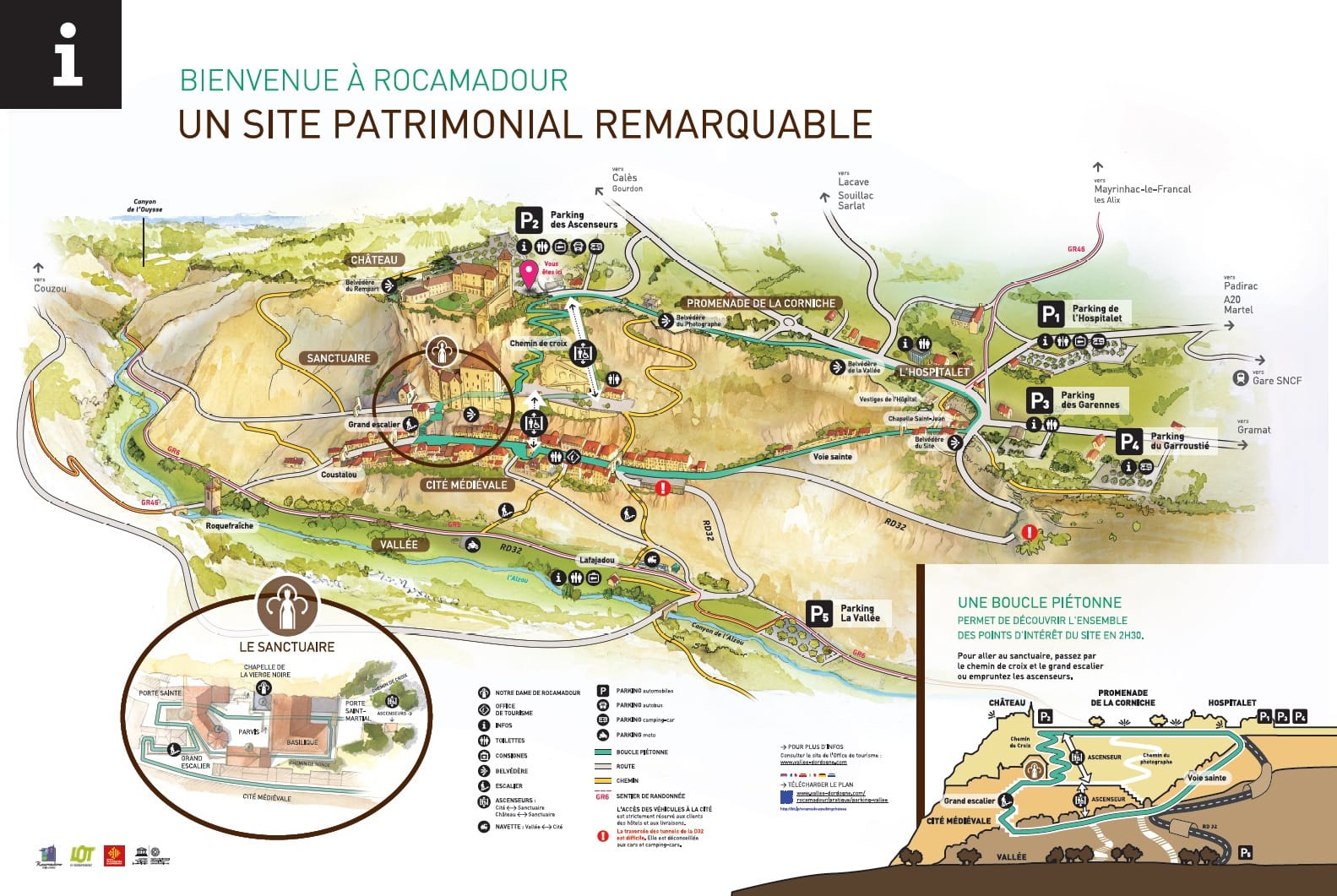 Plan de Rocamadour