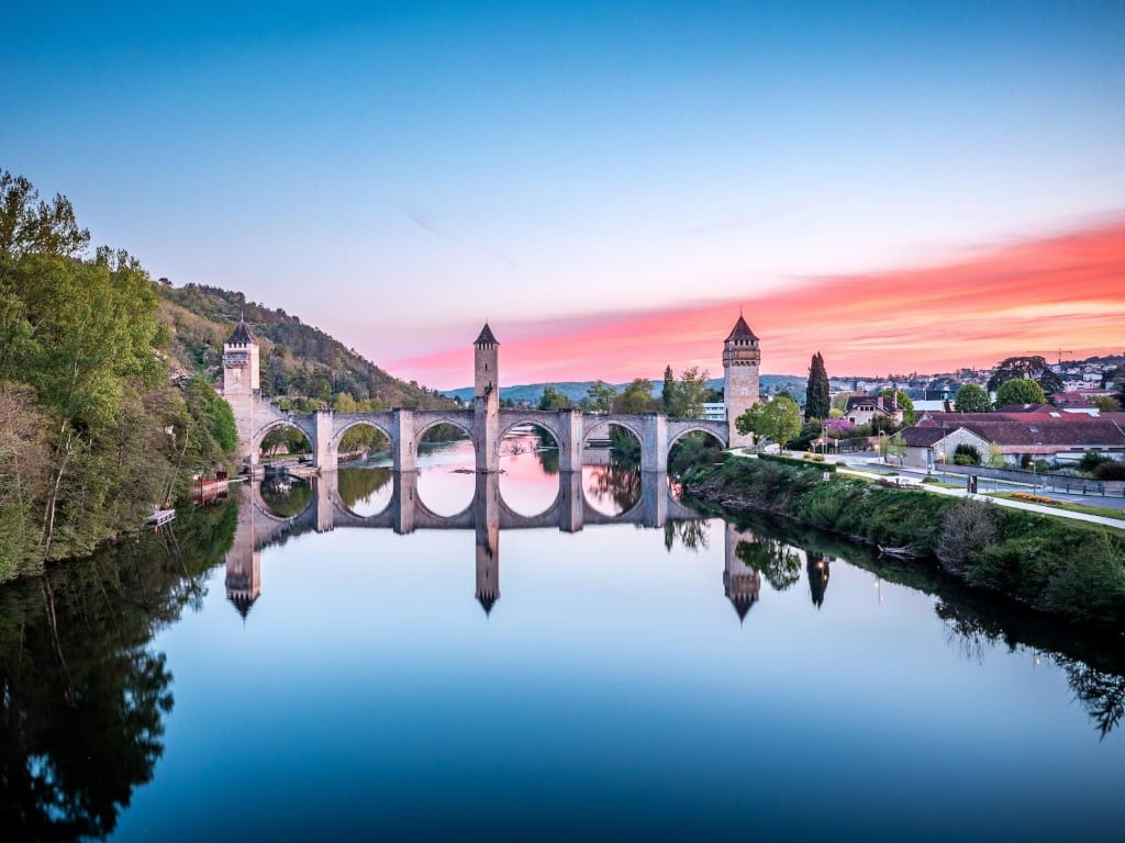 Le Pont Valentré depuis la Croix Magné