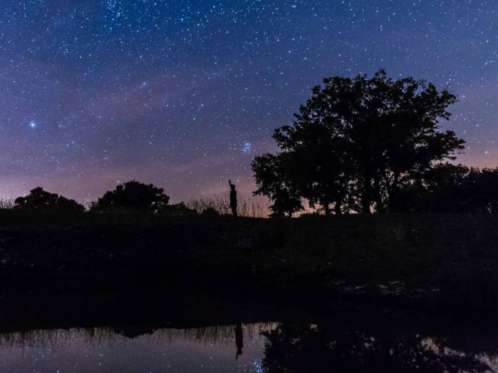 Le Triangle noir du Quercy - Photographie de nuit