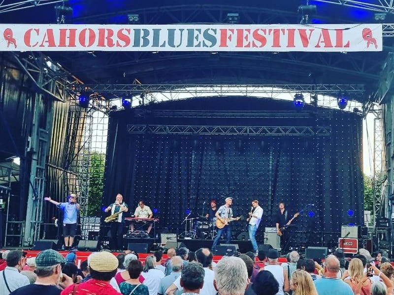 La scène du Cahors Blues Festival