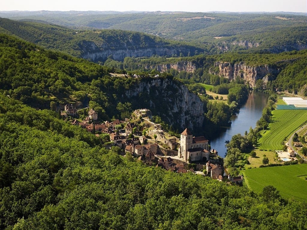 Vol en ULM au dessus de Saint-Cirq-Lapopie
