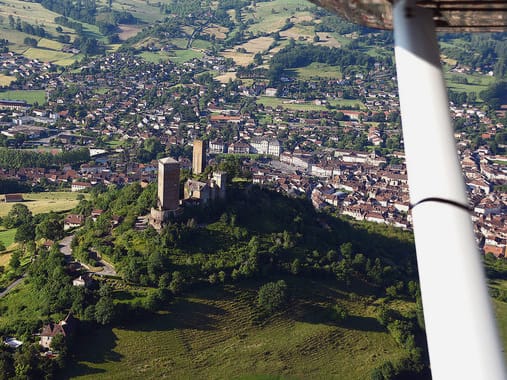 Vol en ULM au dessus de Saint-Céré