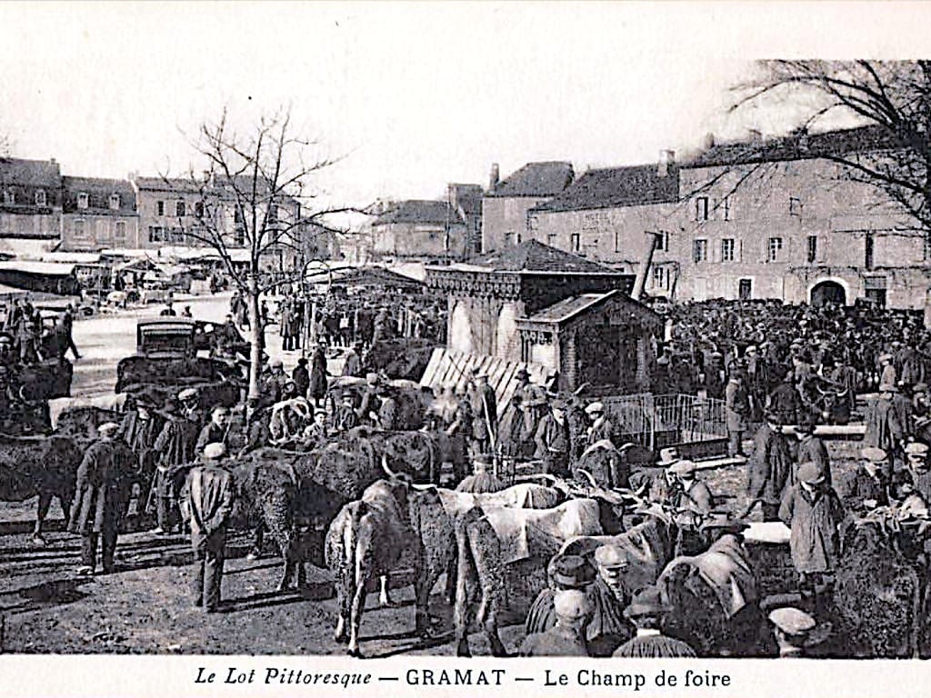 Gramat - La foire aux bestiaux