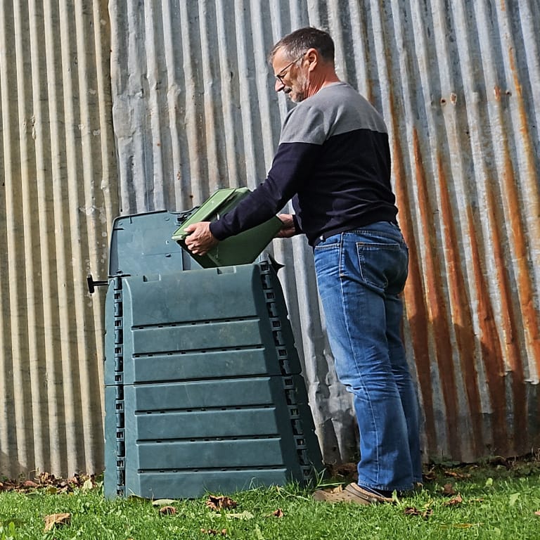 Le compostage au Pech de Vigne