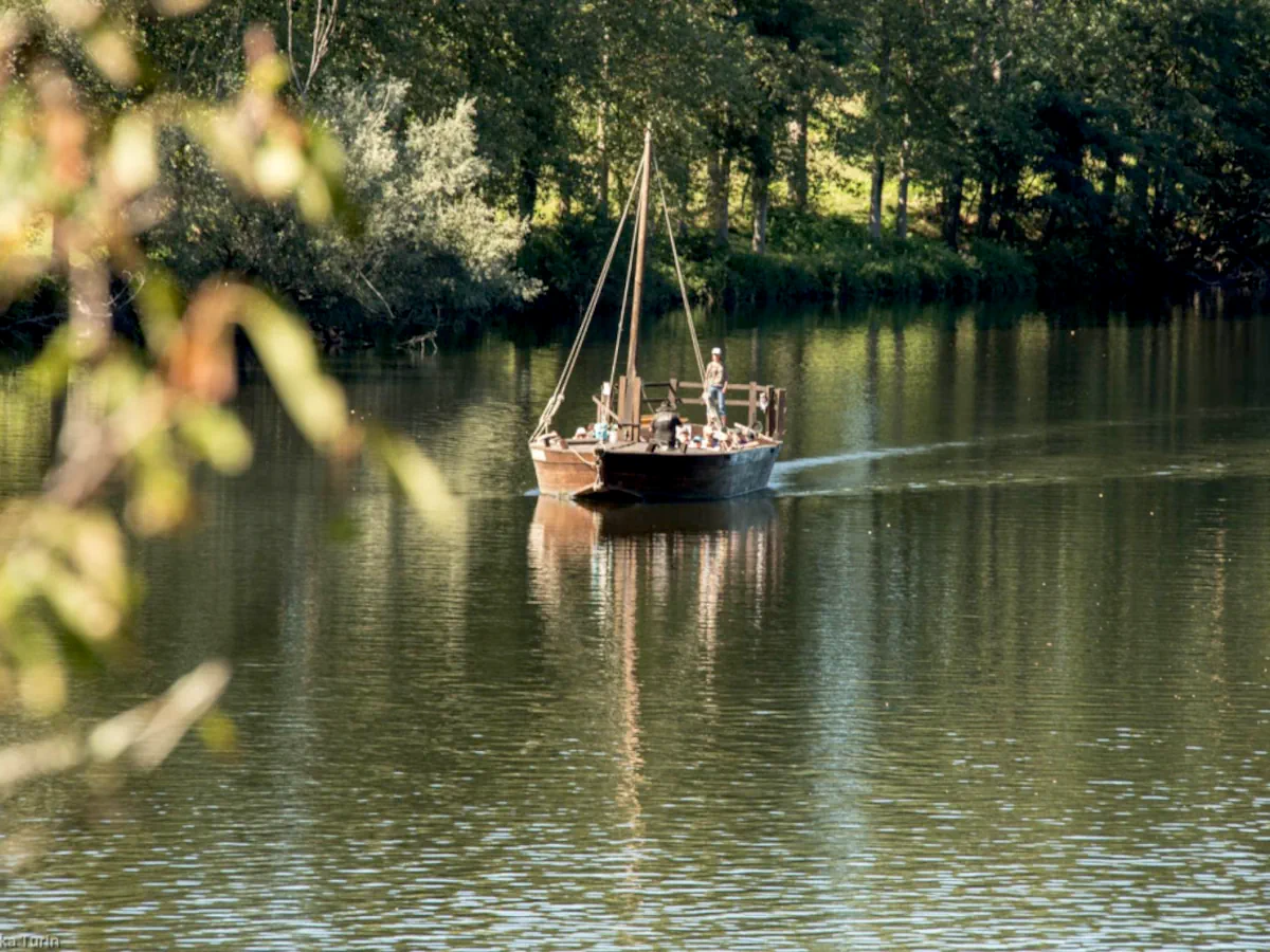 Balade en gabare sur la rivière Dordogne