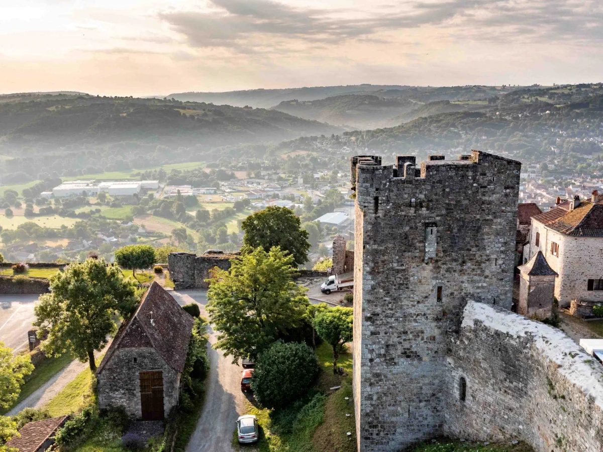 Vue drone de Capdenac-le-Haut